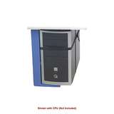 Bench Mounted Steel CPU Holder, Holds CPUs up to 16" High and 60lbs redirect to product page